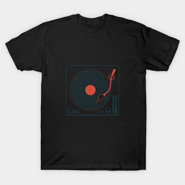 The sound of my fingertips T-Shirt by pikkuraila